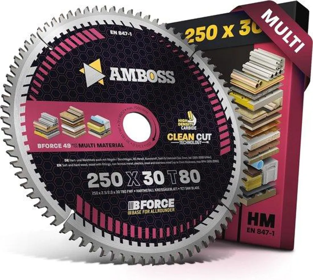 Lame 250 mm Z80 : fini les éclats lors de la coupe fine du bois dur