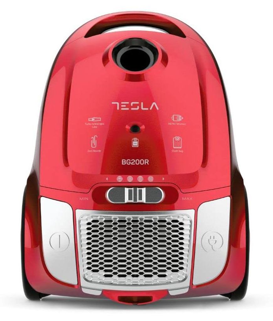 Tesla BG200R, 800 W, Suchý, Vrecko na prach, 2 L, HEPA, 76 Obrázok produktu 