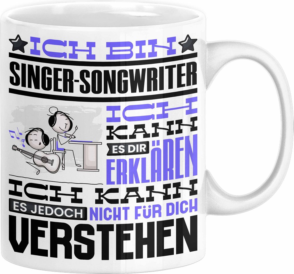 Singer-Songwriter Geschenk Tasse Geschenkidee für Produktbild 