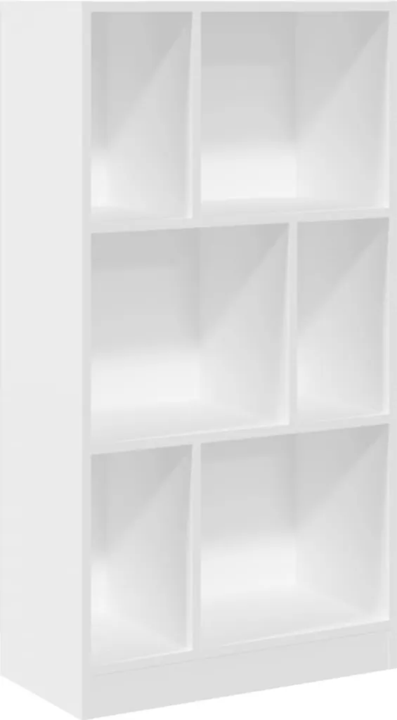 Libreria SYFAX™ Legno Multistrato 57x107,5 cm Bianca - Miglior Prezzo