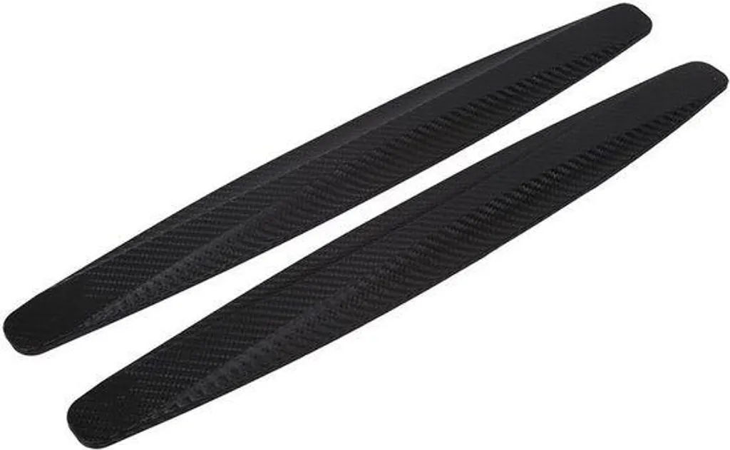 Protection pare-chocs contre rayures : lot carbone pour stationnement