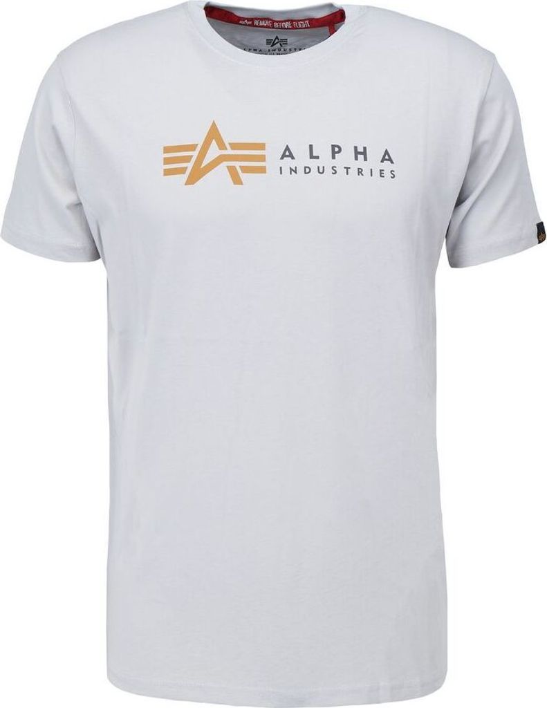 ALPHA INDUSTRIES ALPHA LABEL T Herren Logo T-Shirt Produktbild 