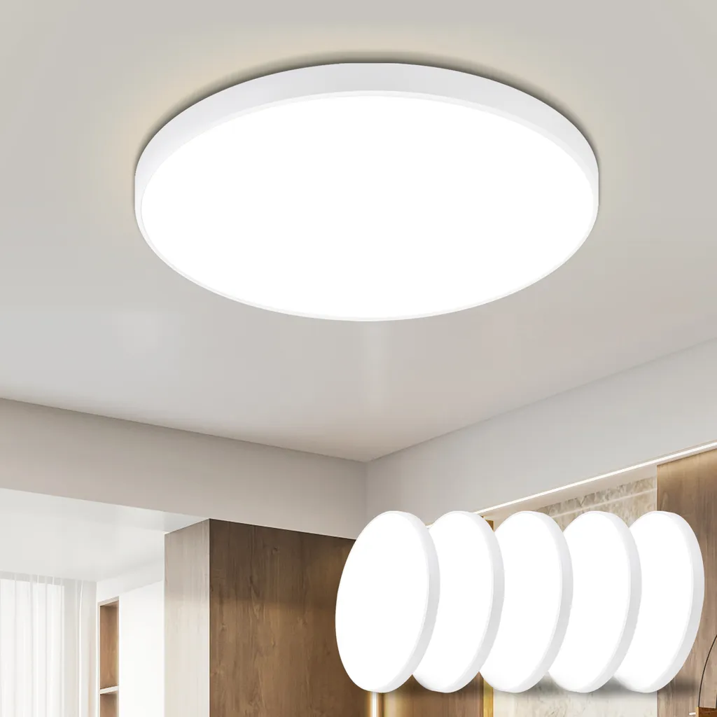 Illuminazione Benessere: Plafoniera ZMH LED 17W IP44 per Soggiorno e Relax