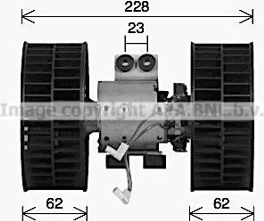 AVA BW8613 Motore Ventilatore Riscaldamento BMW Serie 7 E38 OE 64118391809
