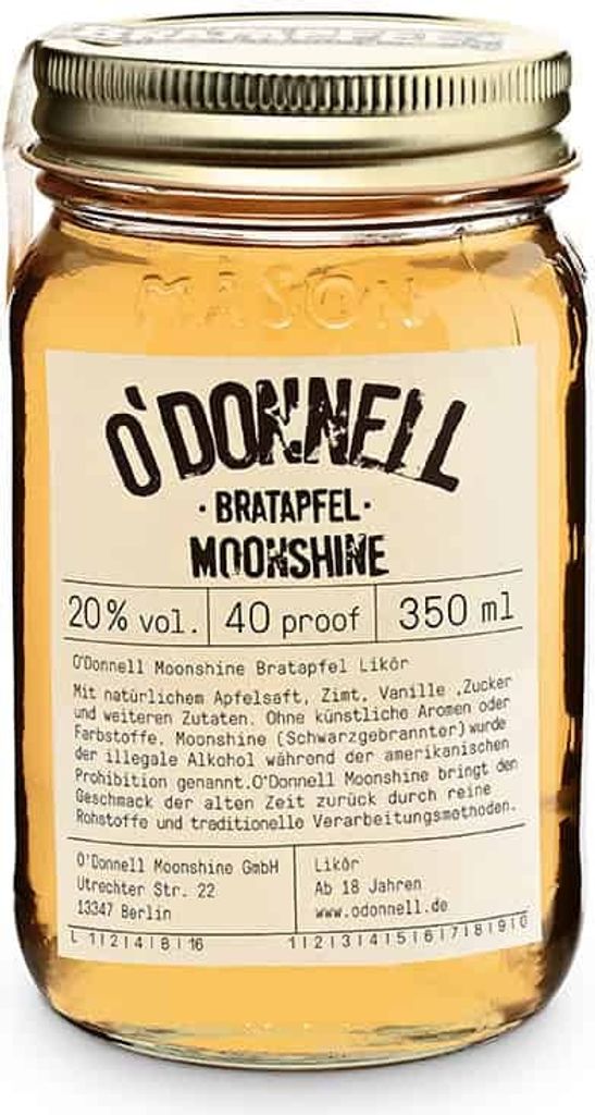 O'Donnell - MOONSHINE Bratapfel 350ml 20%vol.