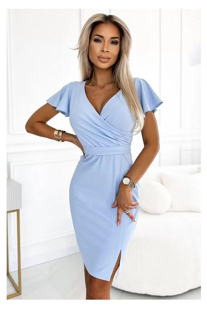 Kleid NUMOCO NINA 479-6 BLAU Größe: L Produktbild 