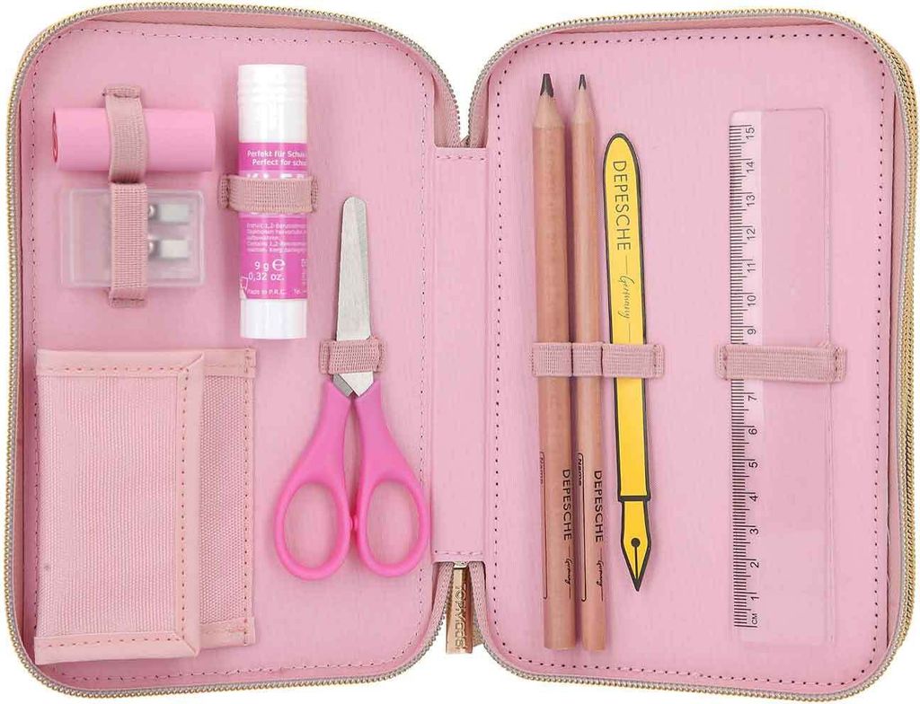 DEPESCHE Federmäppchen befüllt TOPModel Glam pink 43 Produktbild 6