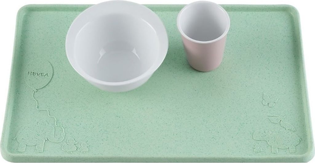 Hevea Kinder-Tischset aus Naturkautschuk Mint