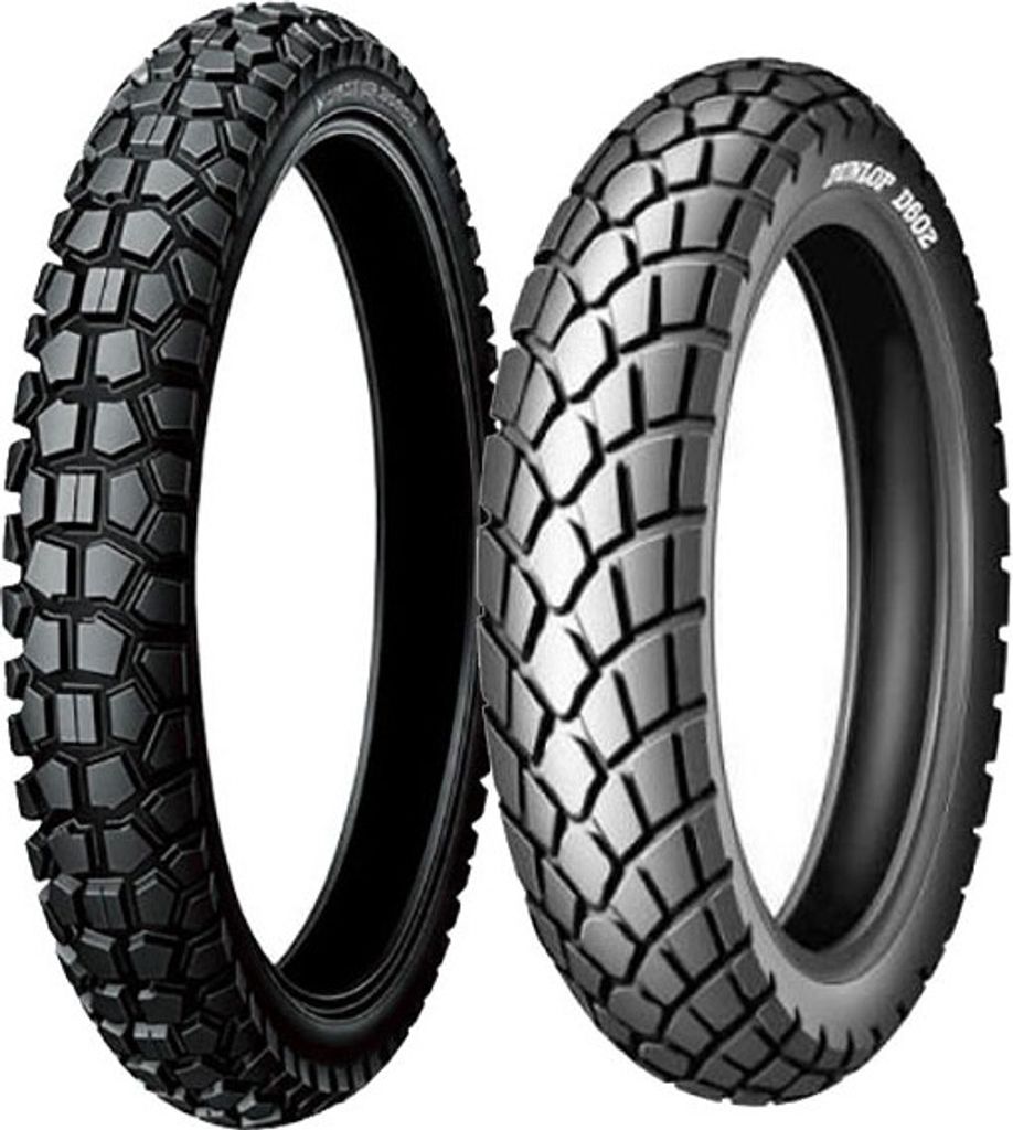 Paar Motorradreifen Dunlop 2.75-21 45P D605 + 130/80-17 65P D602