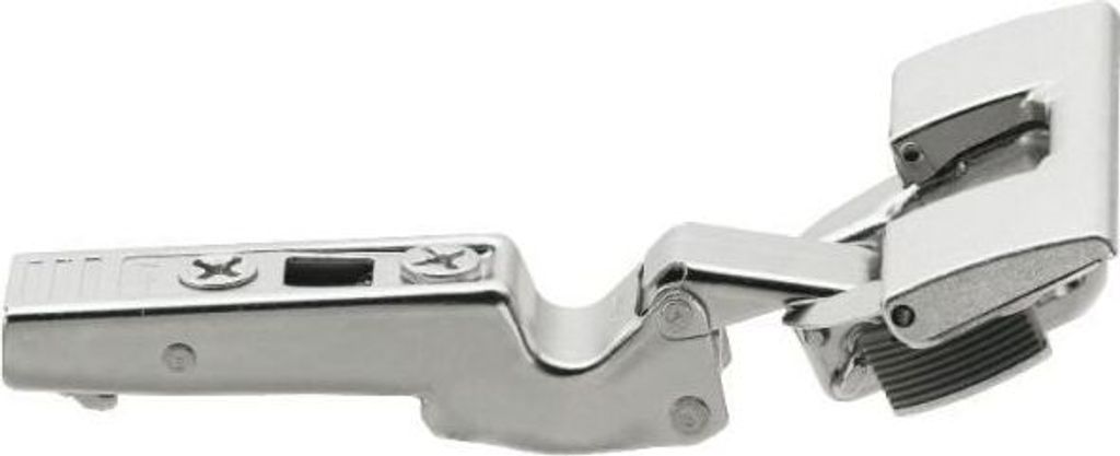 Blum Clip Top Scharnier mit Feder - Winkelscharnier -45 Grad Möbelscharnier Inserta, Stahl vernickelt