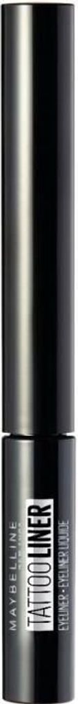 A close-up studio shot of a black eyeliner pen.