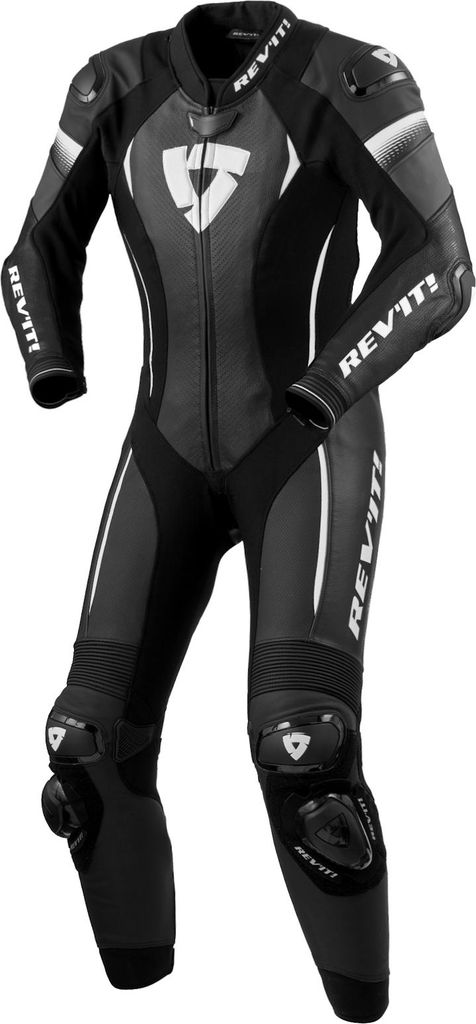 Revit Xena 4 Damen Lederkombi 1tlg. Schwarz / Weiss 38