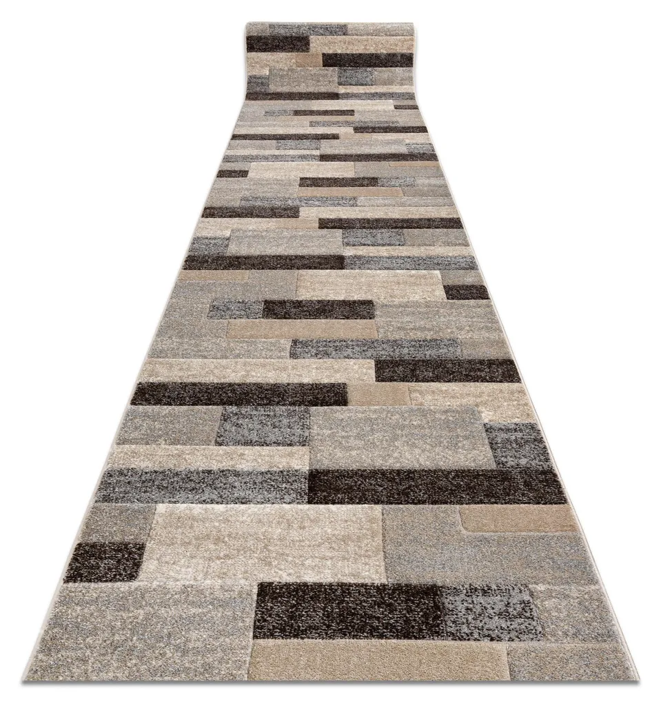 Tapis antidérapant FEEL beige 100x100 cm pour protéger vos sols