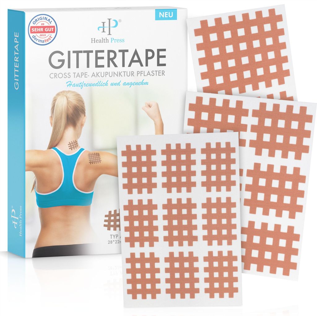 Health Press® Gittertape Cross Tape – Größe Typ Mix 134 Produktbild 