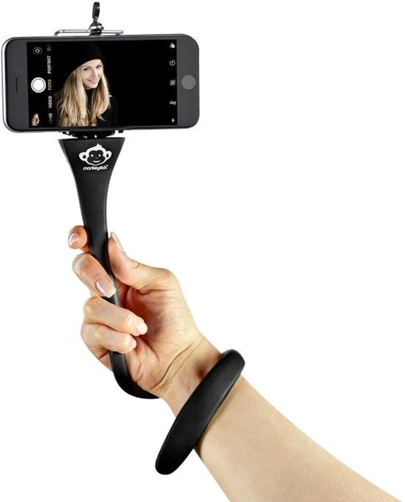 Trépied flexible et perche selfie mobile avec déclencheur à distance