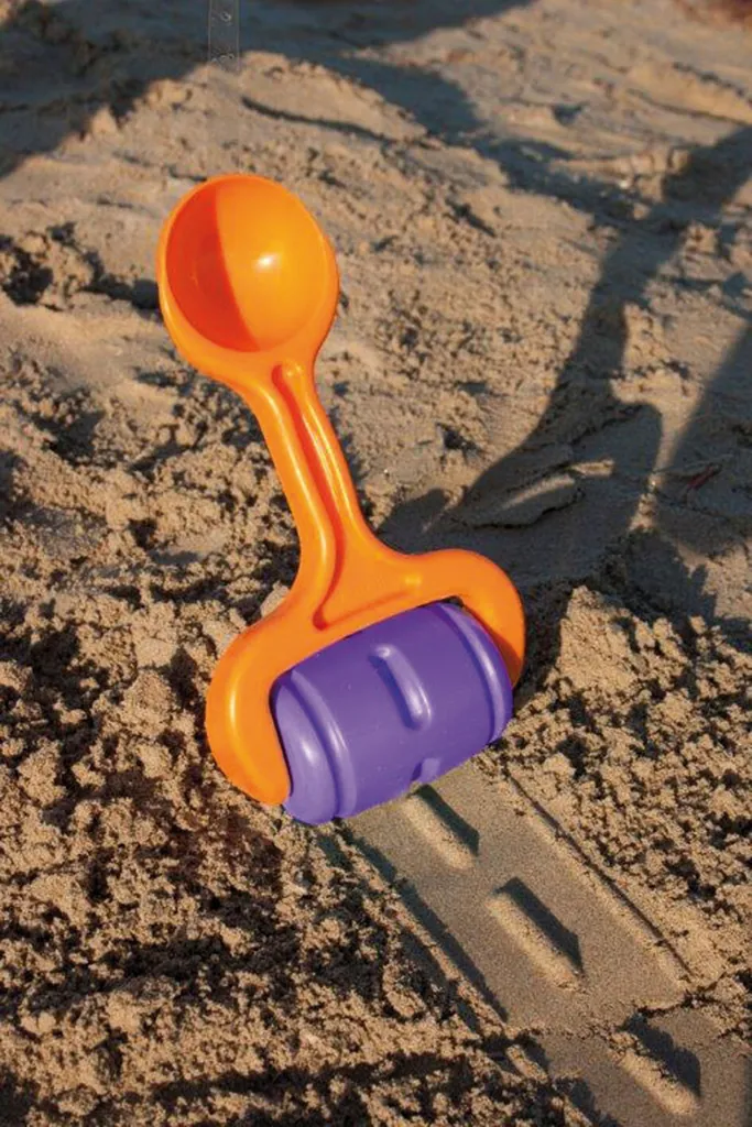 Rouleau pour circuit de sable multicolore Miniland pour bac à sable