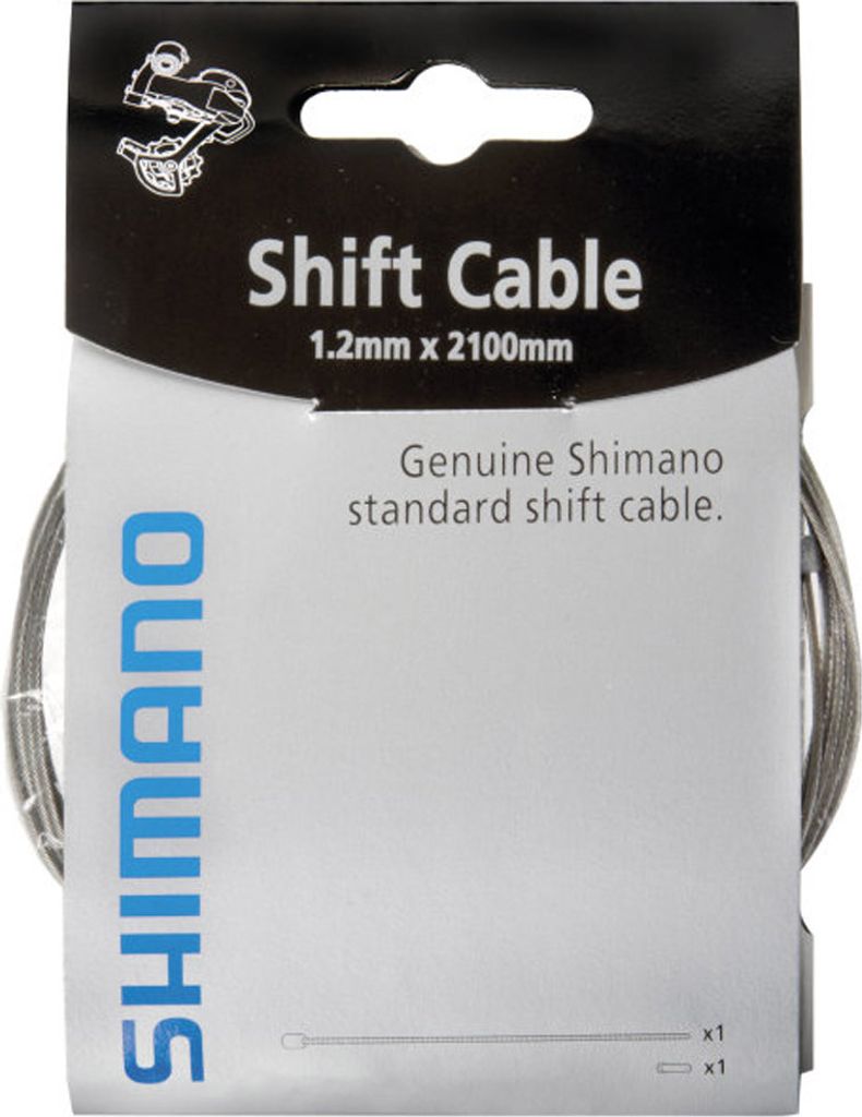 Shimano Schakel Binnenkabel 1,2 x 2100 mm (100 Stück)