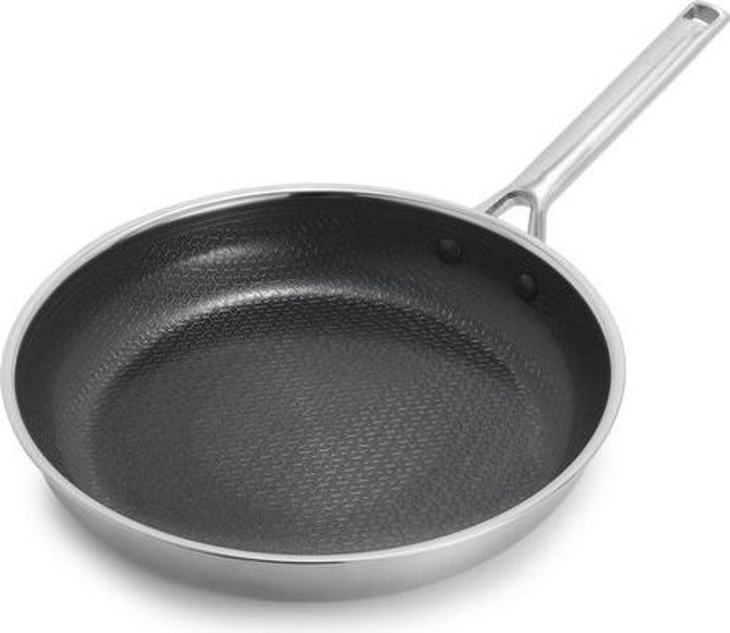GreenPan Bratpfanne Thermobond Hybrid Edelstahl, PFAS-frei, 3-Schichten, Antihaftbeschichtet, Ø24 cm