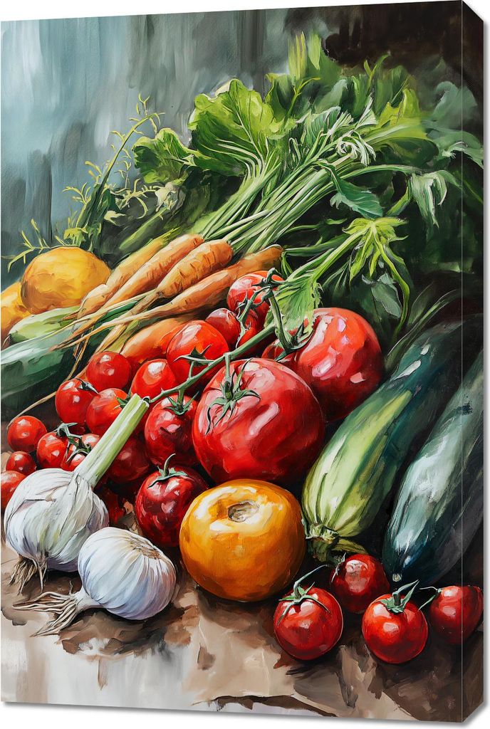 Bild 60x90cm Reichtum der Gartenernte