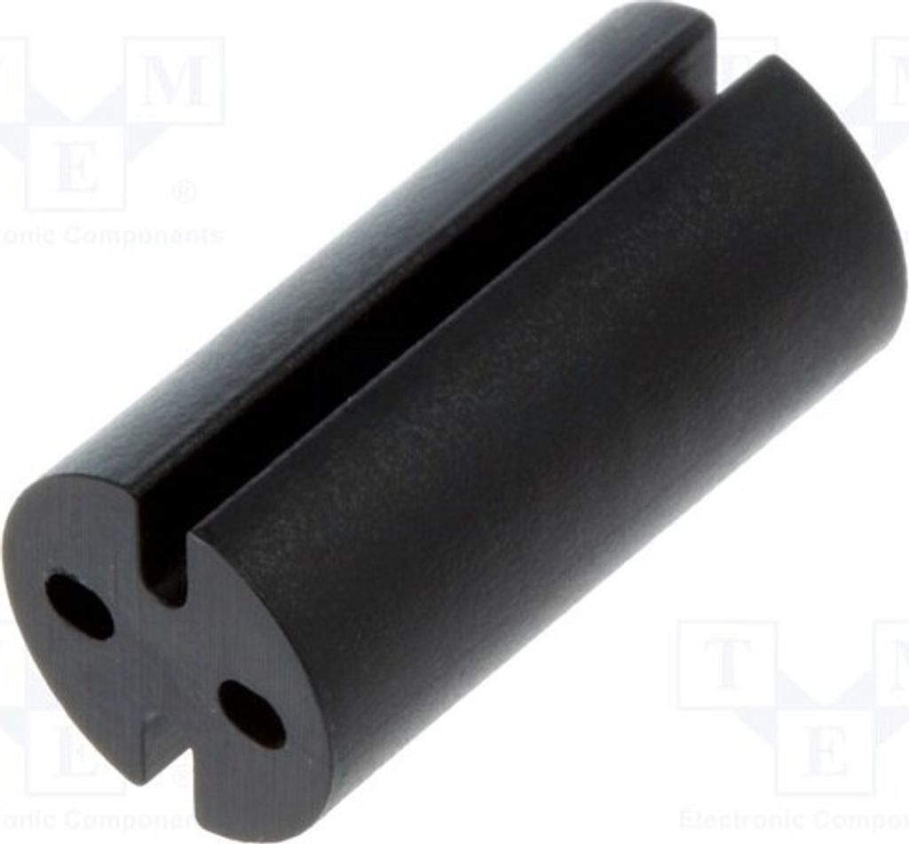10x Distanzmuffe ØAußen: 4,8mm LED ØLED: 3mm L: 9,5mm schwarz 8GE04V80391 Distanze