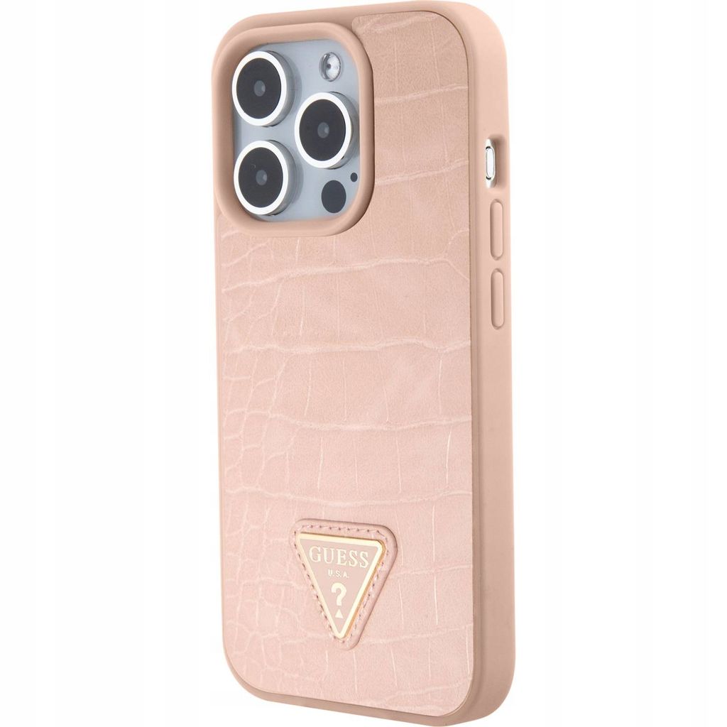 Guess Guhmp15Lpsahmcp Iphone 15 Pro 6 1 Różowy Pink Hardcase Saffiano - View #4