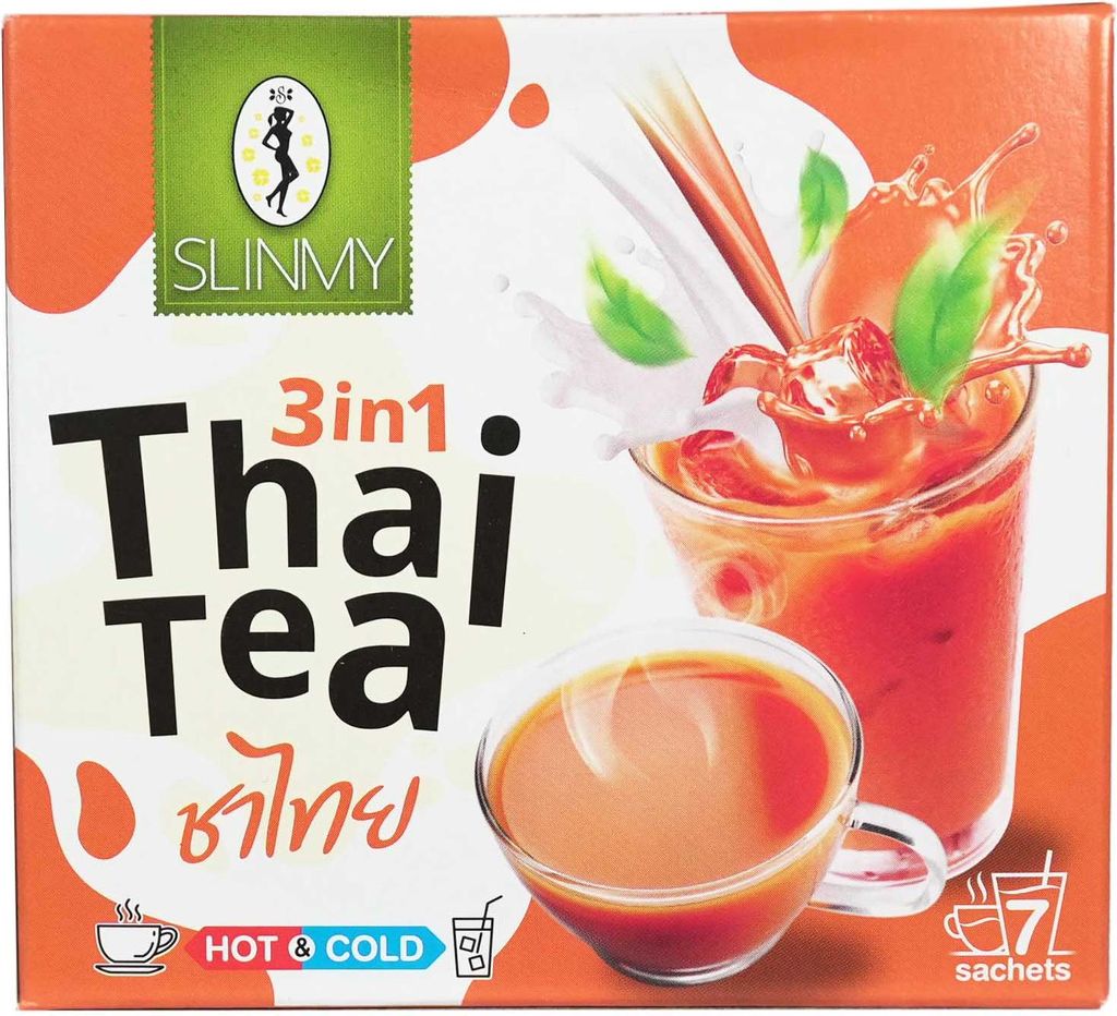 SLINMY 3in1 Instant Thai Tee Mix 210g (7x 30g) | Tea Mix aus Thailand