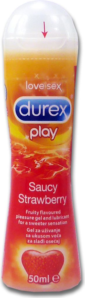 durex gleitgel erdbeere Durex Gleitgel EIS Waterglide Gleitgel – Wasserbasiert, Erdbeer-Aroma,  Langzeitwirkung (300 Ml) main image 1