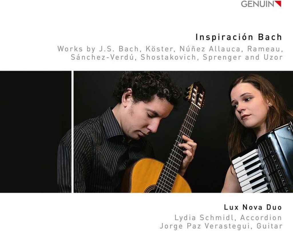 Lux Nova Duo - Inspiración Bach: Werke von J. S. Bach, Köster, Núnez Allauca... CD