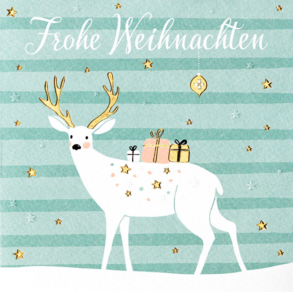 A 7227732 Serie Pastell Collection Glückwunschkarte Weihnachten im F