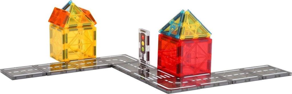 Magnetic Tiles Magnetic Building Toy 56 PCS Magnet Blocks for Kids 3D Set