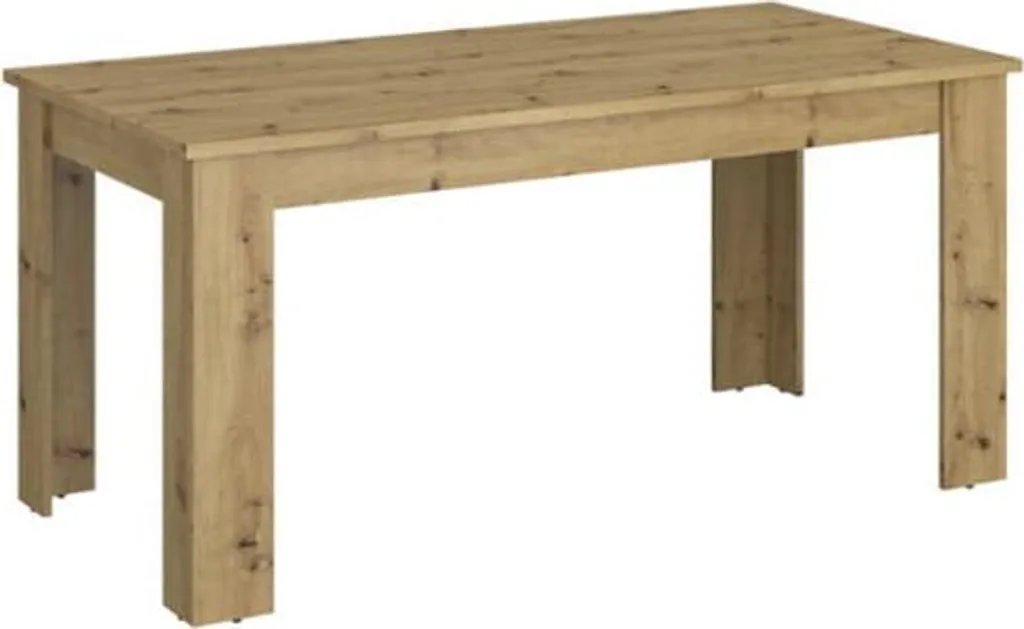 Table pliante Ayson 120 cm - Bureau en bois pliable avec structure métal