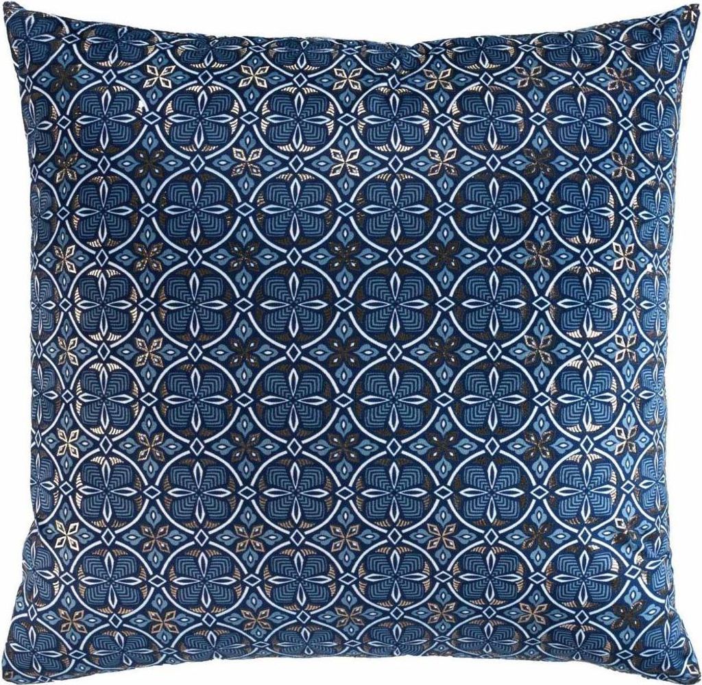 Deko-Kissenbezug aus Velvet JOAN, Art Deco-Muster, 60 x 60 cm