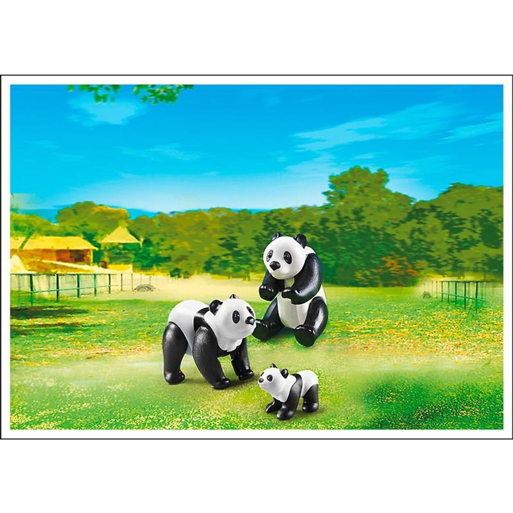 PLAYMOBIL zoo 6652 famille de pandas Image du produit 