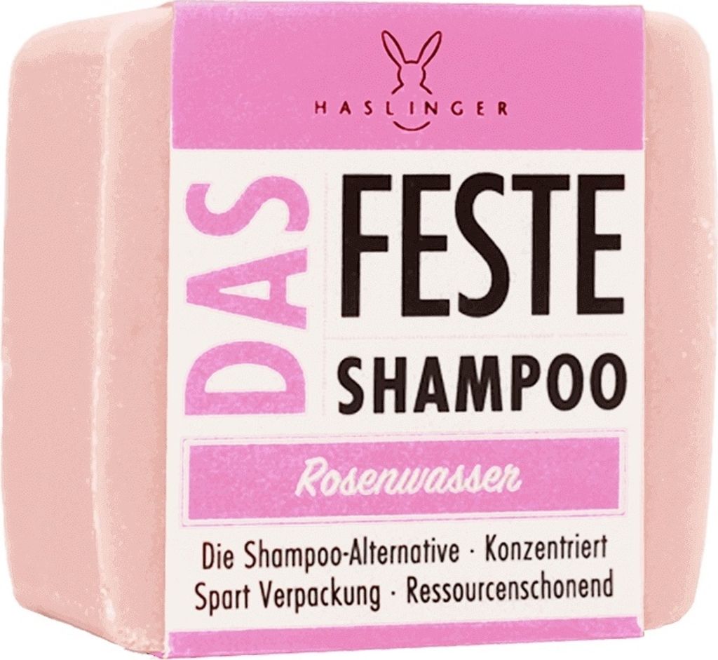 Das feste Shampoo - Rosenwasser
