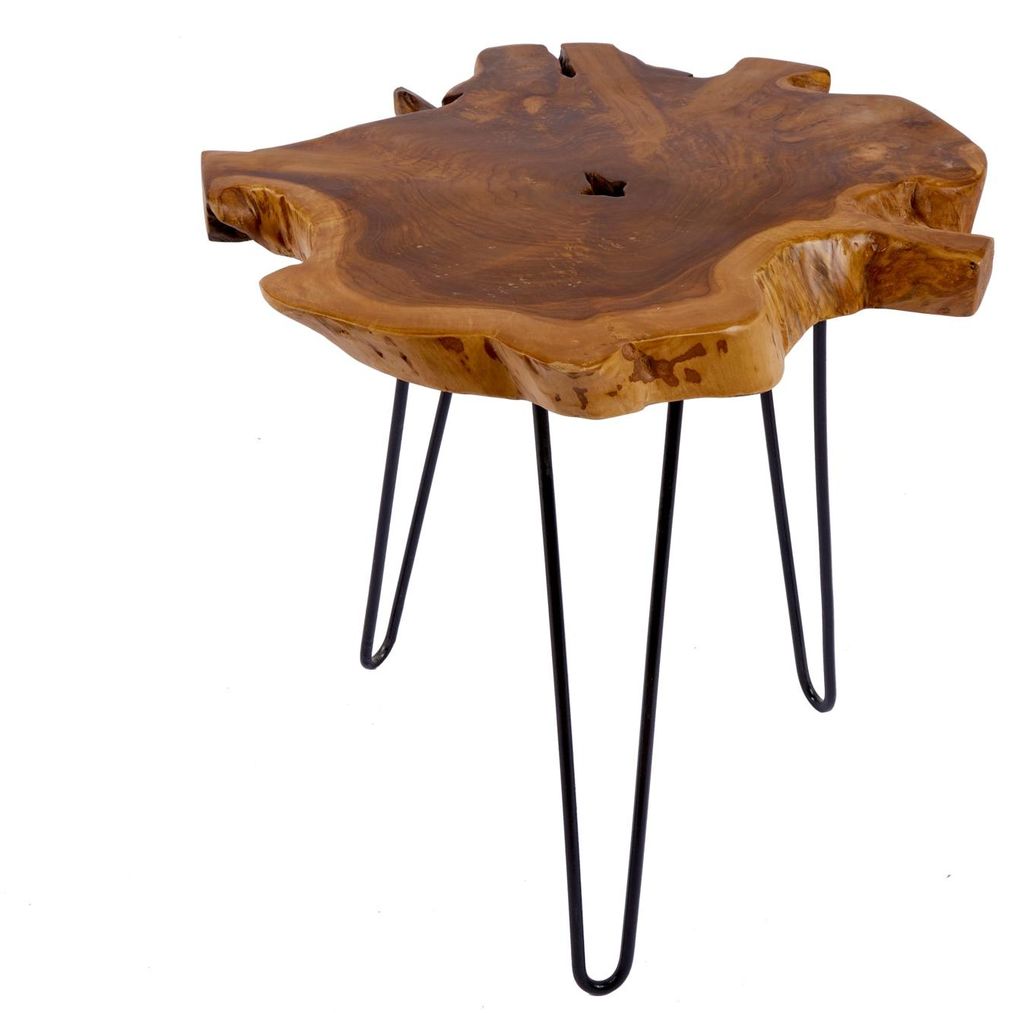 Bijzettafeltje 50cm, houten design, moderne salontafel. NU Productafbeelding 