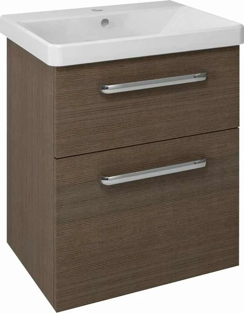 THEIA meuble bas rangement bois massif pin rustique 2 tiroirs 70cm