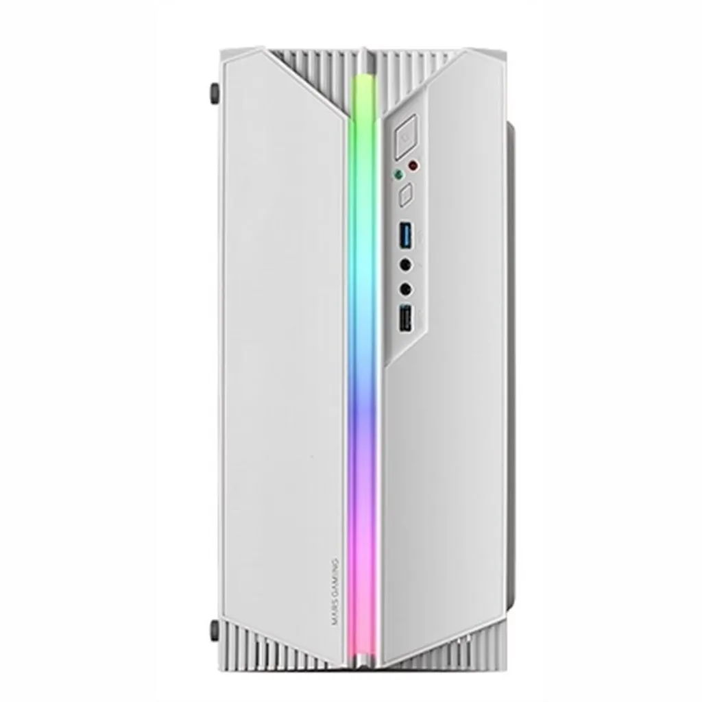 Boîtier Mini-Tour MC-S1 Blanc Mars Gaming - Compact et Design Épuré