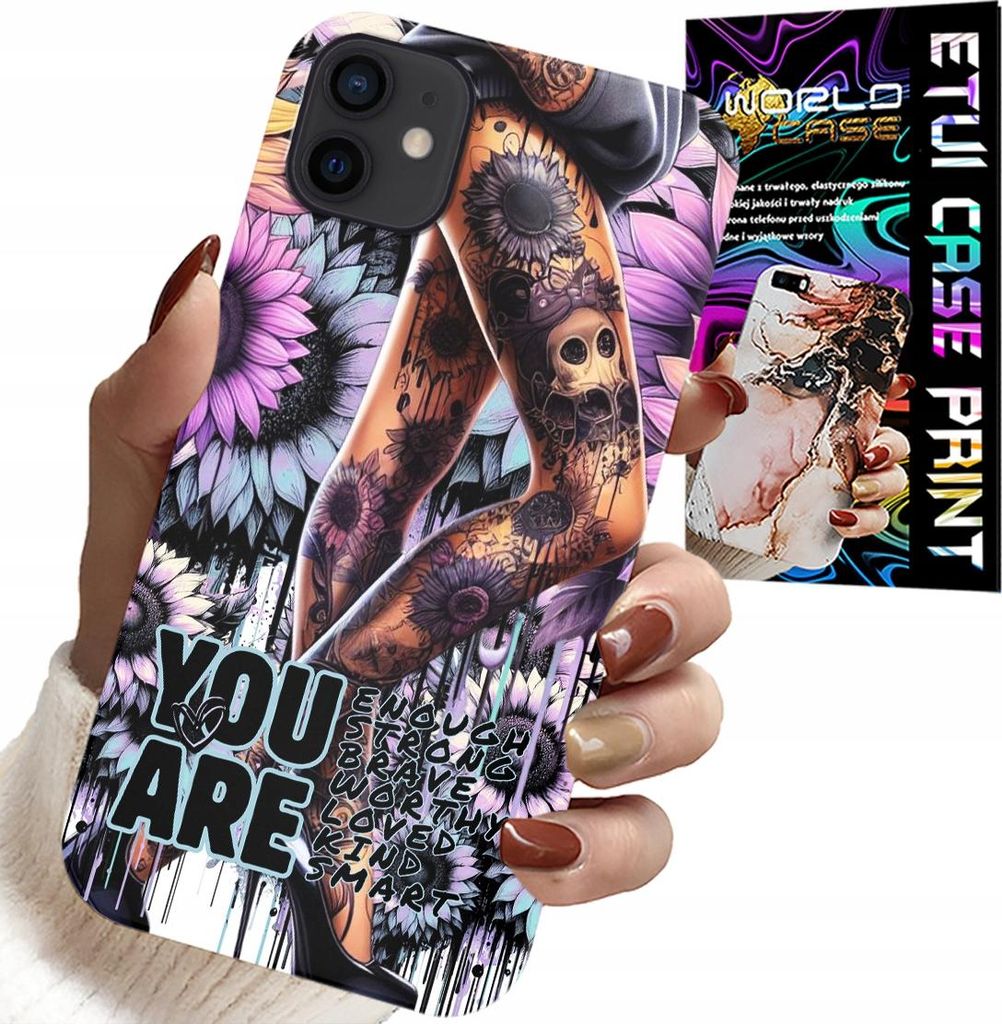 Fall Für Iphone 12 Mini - Feminine Designs Sie Sind Frau Mit Tattoo