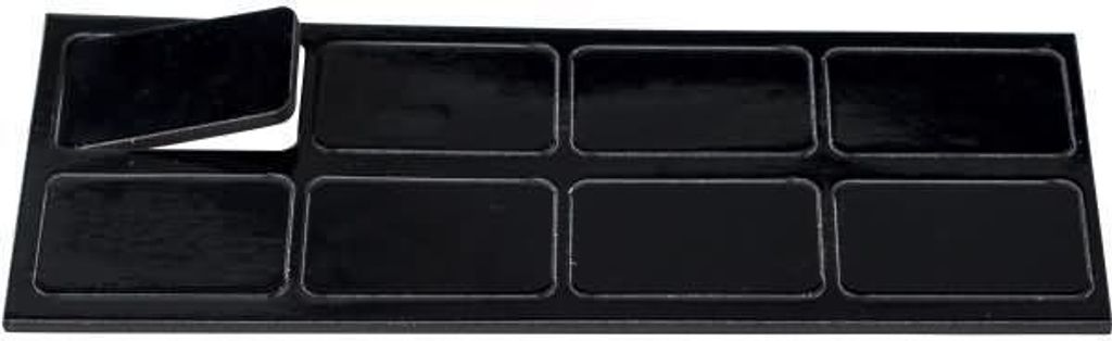 Magnetische Symbole Rechteck 30x19mm VE=8 Stück schwarz