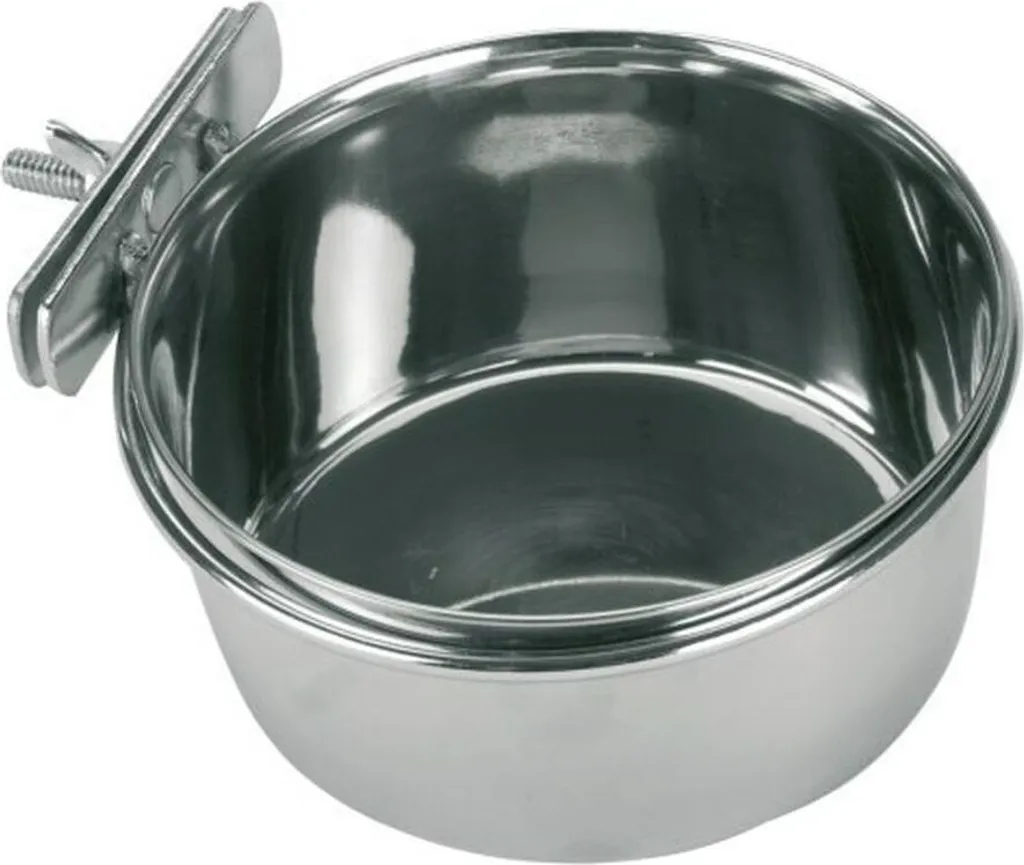 KERBL Ciotola in acciaio inox per cani e gatti - 600ml
