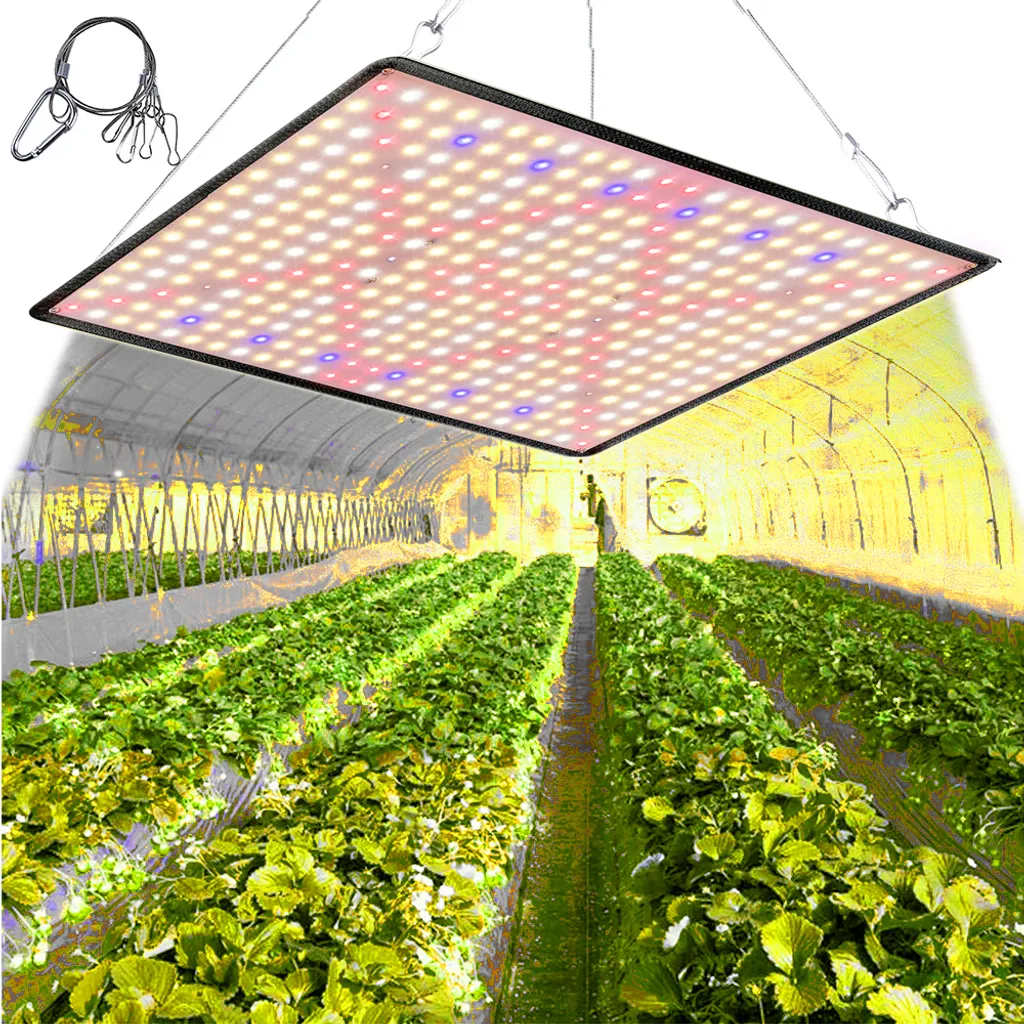Lampe horticole solaire 362 LEDs haute luminosité pour semis et fleurs