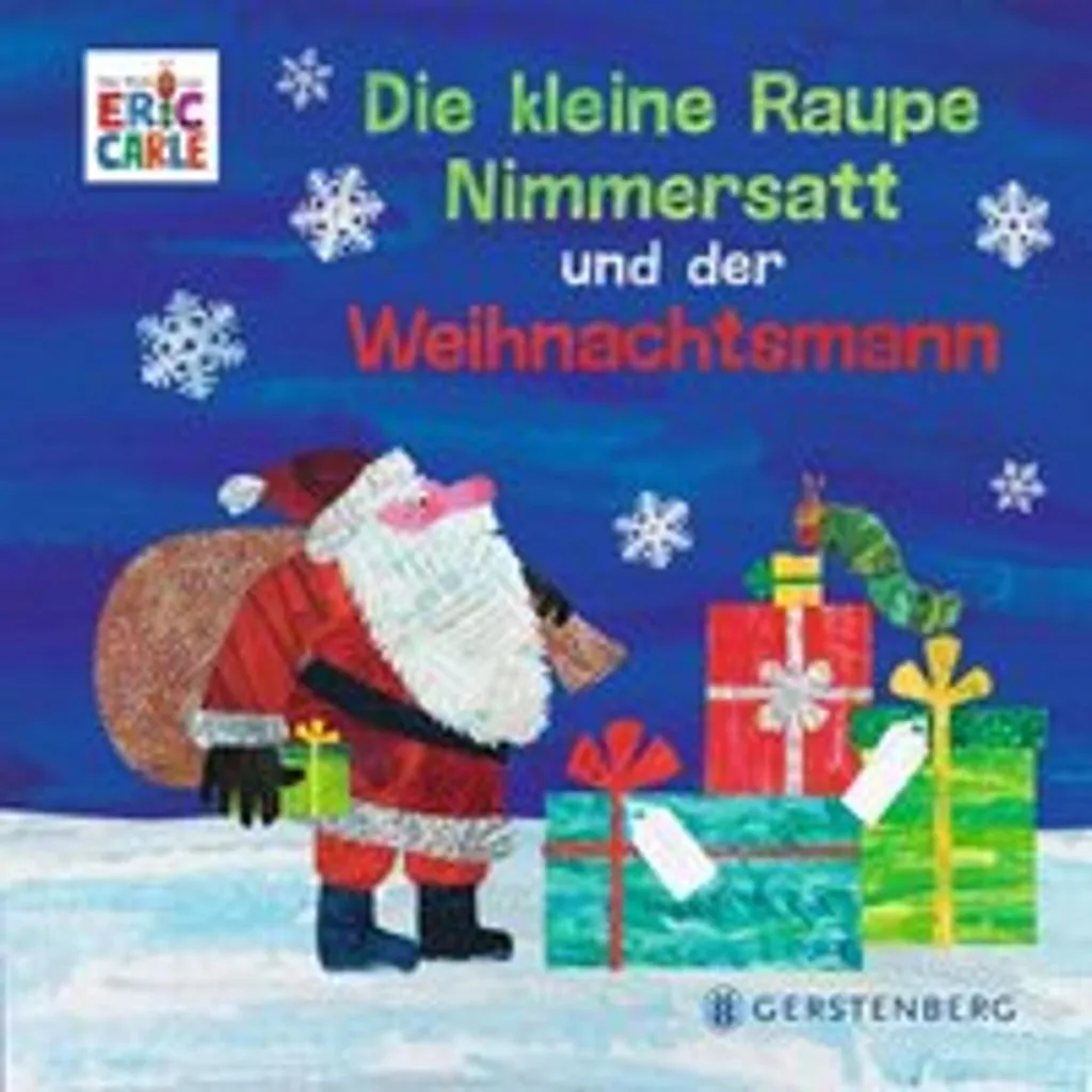 La petite chenille Nimmersatt et le Père Noël - Livre cartonné enfant