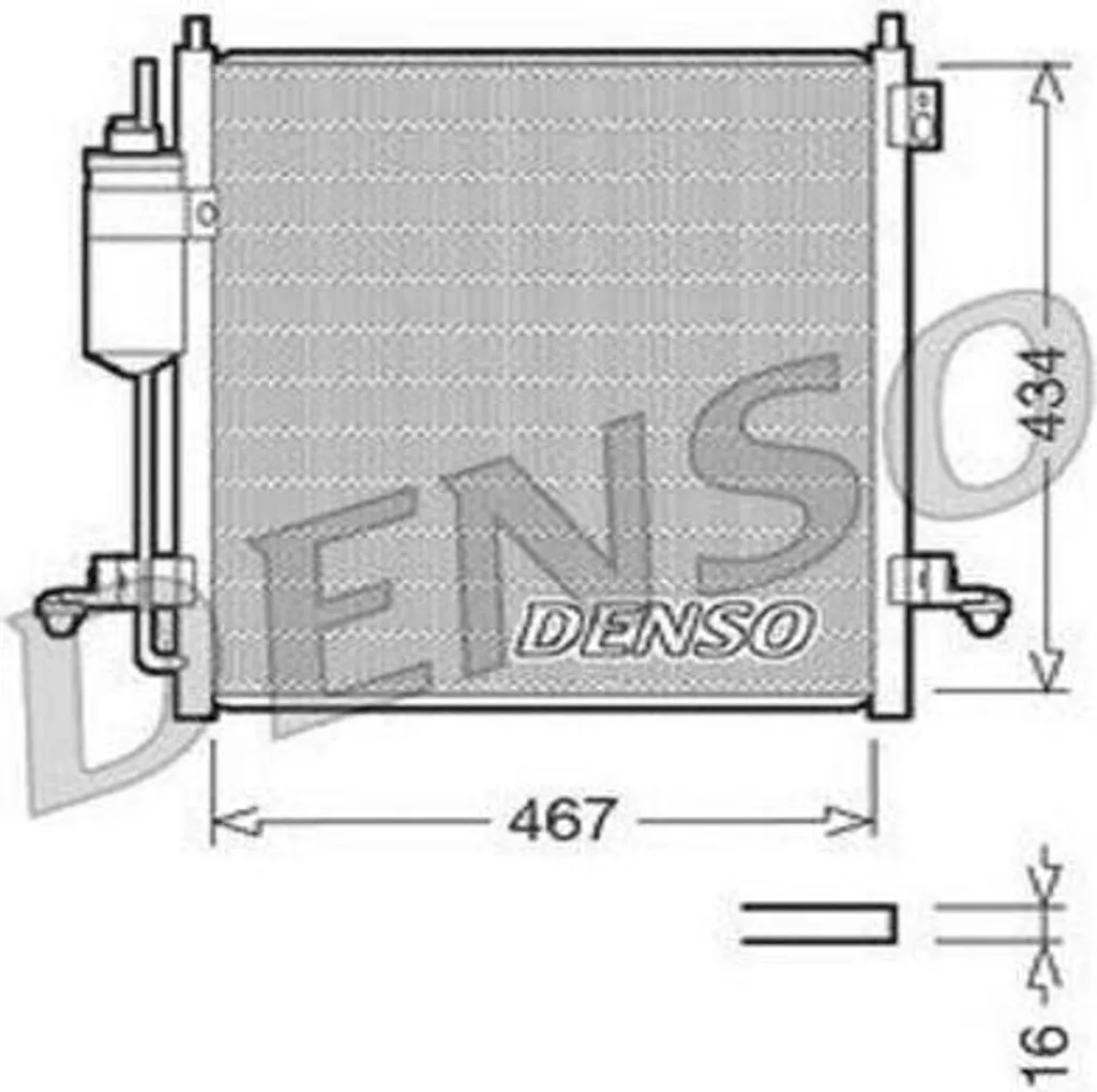 Stopper les fuites de clim avec le condenseur DENSO DCN45001 robuste