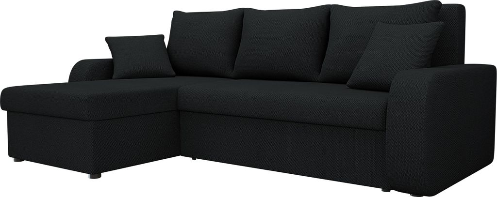 MIRJAN24 Ecksofa Kris Lux, Stilvoll Eckcouch mit Bettkasten und Schlaffunktion, L-Form Couch, Schlafsofa (Farbe: Cruz 99)