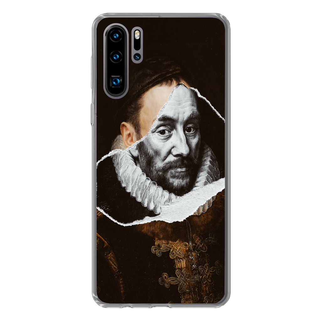 MuchoWow Handyhülle Schutzhülle Hülle für Huawei P30 Pro Wilhelm von Oranien - Alte Meister - Adriaen Thomasz Silikon Softcase Handy Hülle -...