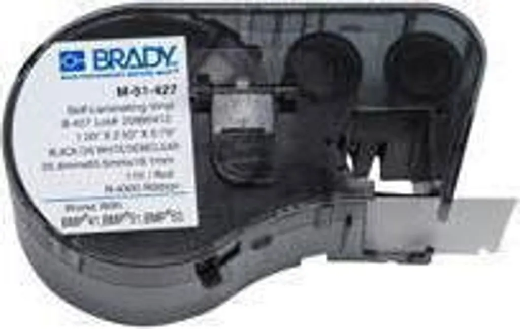 Brady M-51-427 Vinyle Auto-laminant Permanent pour câbles de 6 à 14 mm