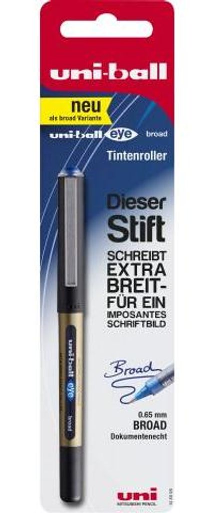 Mitsubishi Tintenroller UB EYE broad blau BK