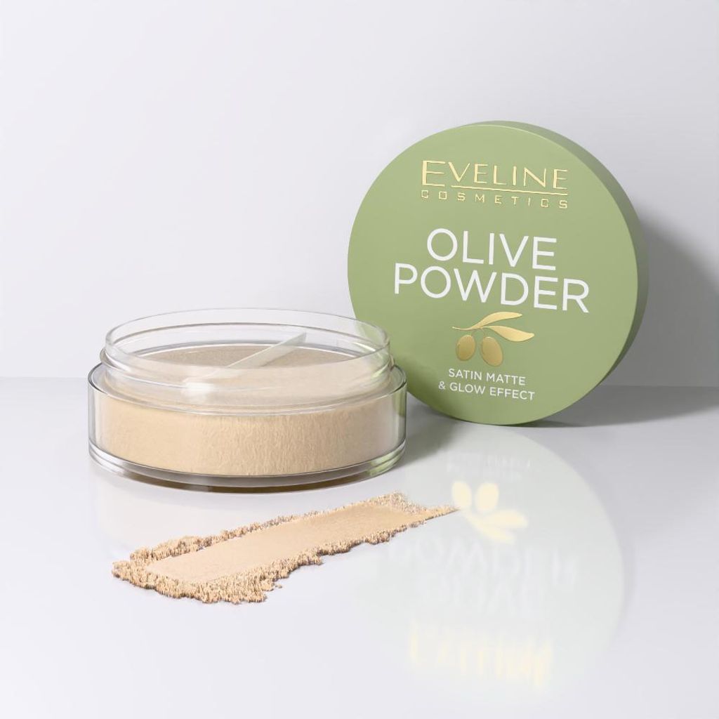 Eveline Cosmetics Olive Powder – langanhaltender, mattierender Puder