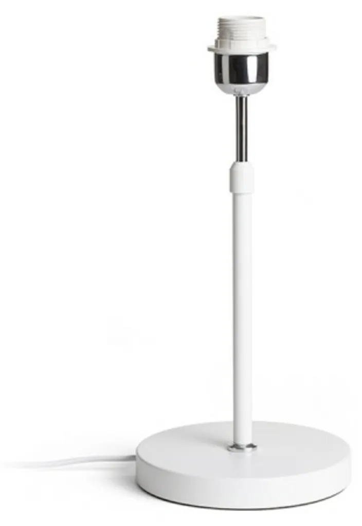 Luminaire de bureau blanc chromé E27 RENDL EMMETT pour chambre salon