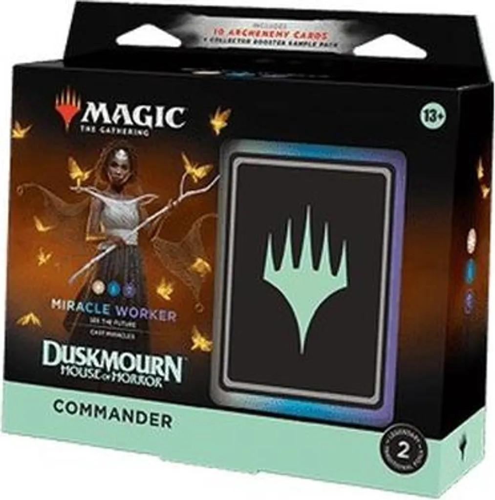 Magic The Gathering Duskmourn Miracle Worker Deck Commander Infrarouge